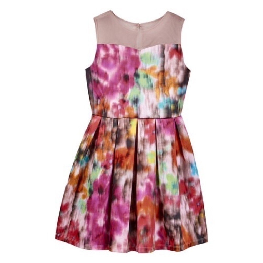 EUC Pippa & Julie Illusion Neck Dress, Size 8